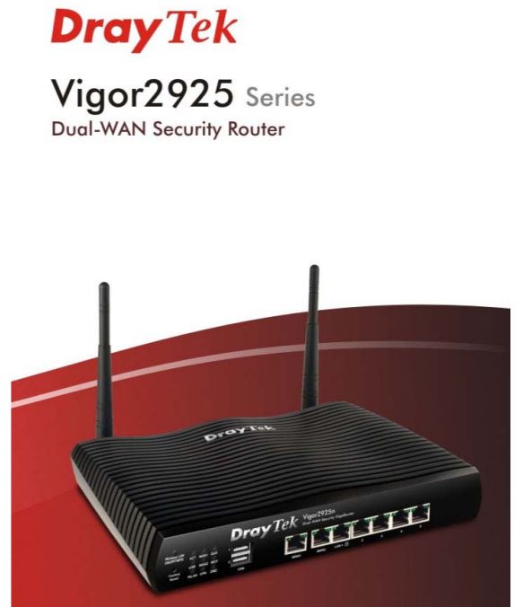 Mô hình hệ thống mạng sử dụng Router Draytek Vigor2925