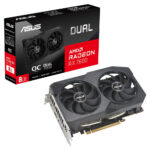 Card màn hình VGA ASUS Dual Radeon RX 7600 V2 OC Edition 8GB GDDR6